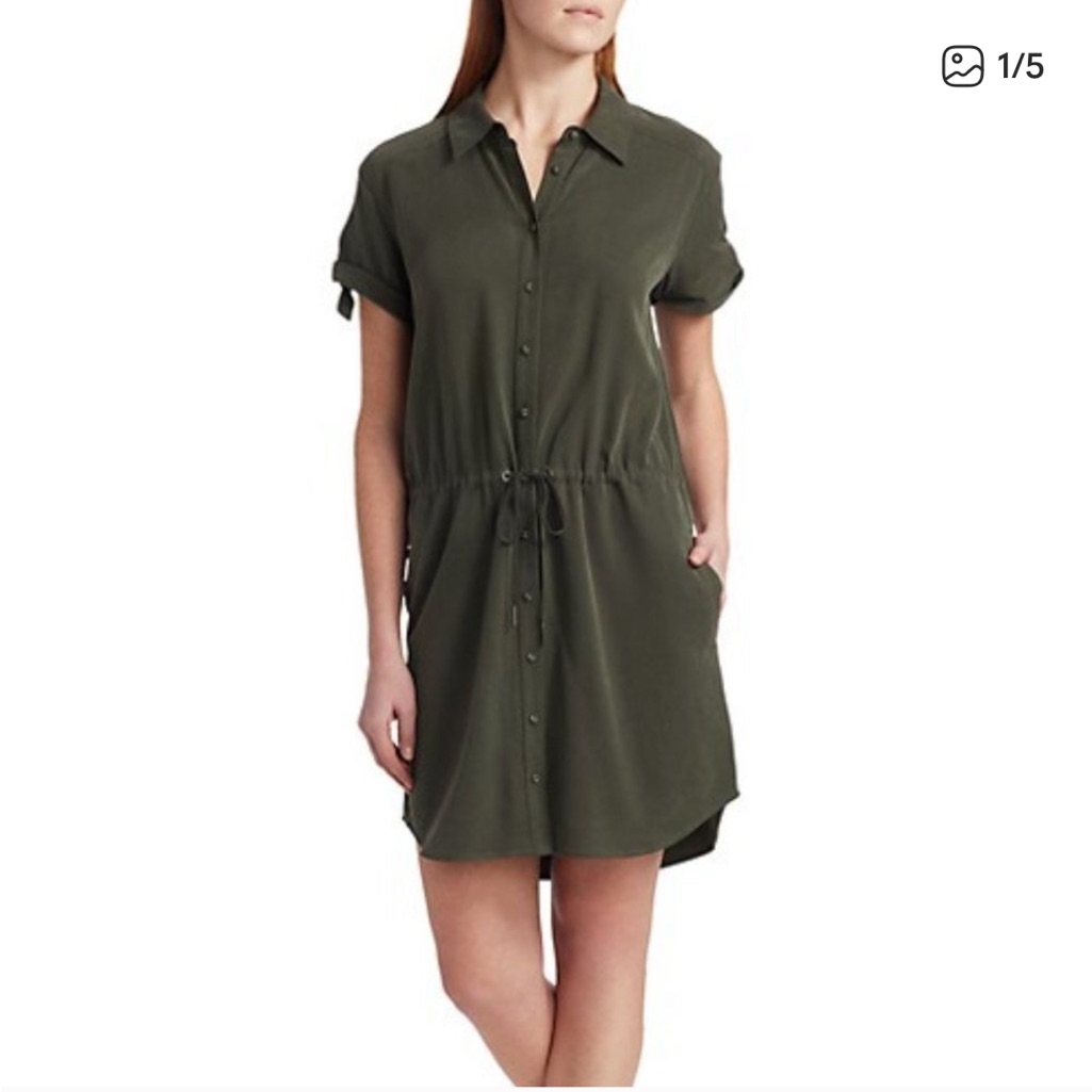 Paige Avery Button-Up Shirtdress